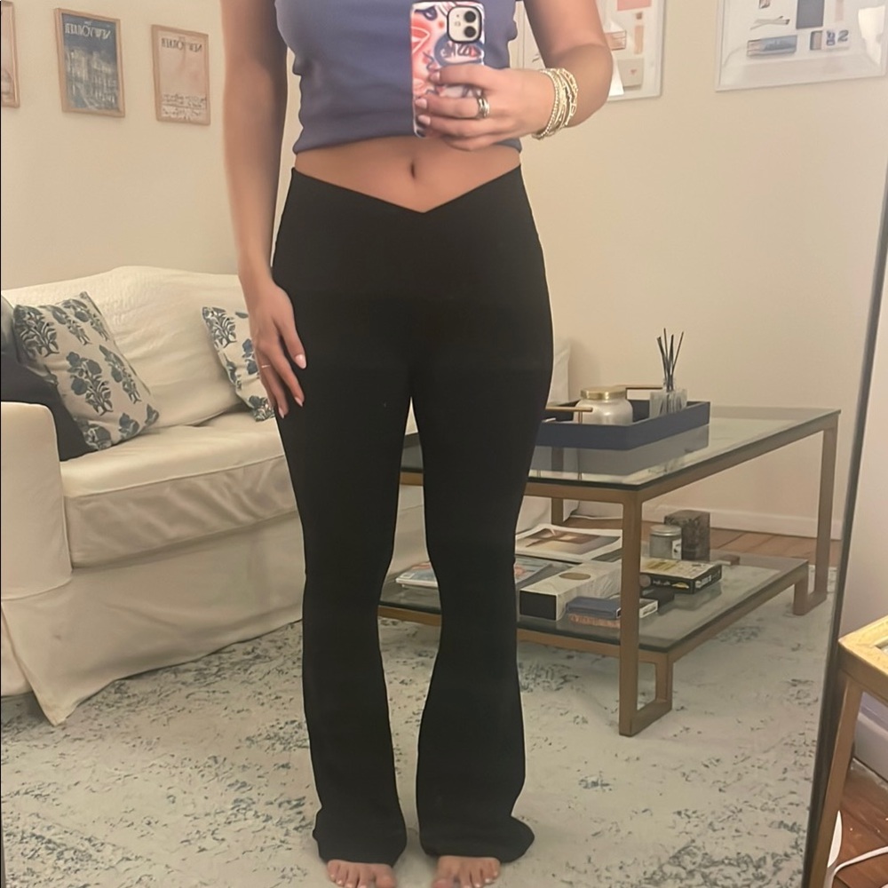 OFFLINE By Aerie Real Me High Waisted Crossover Flare Legging